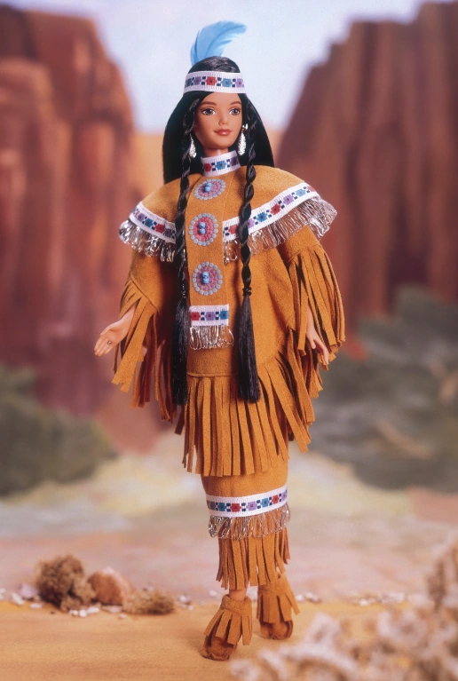Other Barbie Dolls (1973-Now) Barbie 4th Edition Native American Barbie