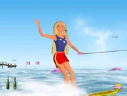 Barbie's Waterski Picture.
