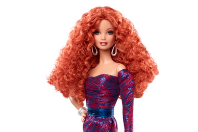 Barbie the look city shine redhead doll best sale