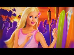 Barbie beach vacation top