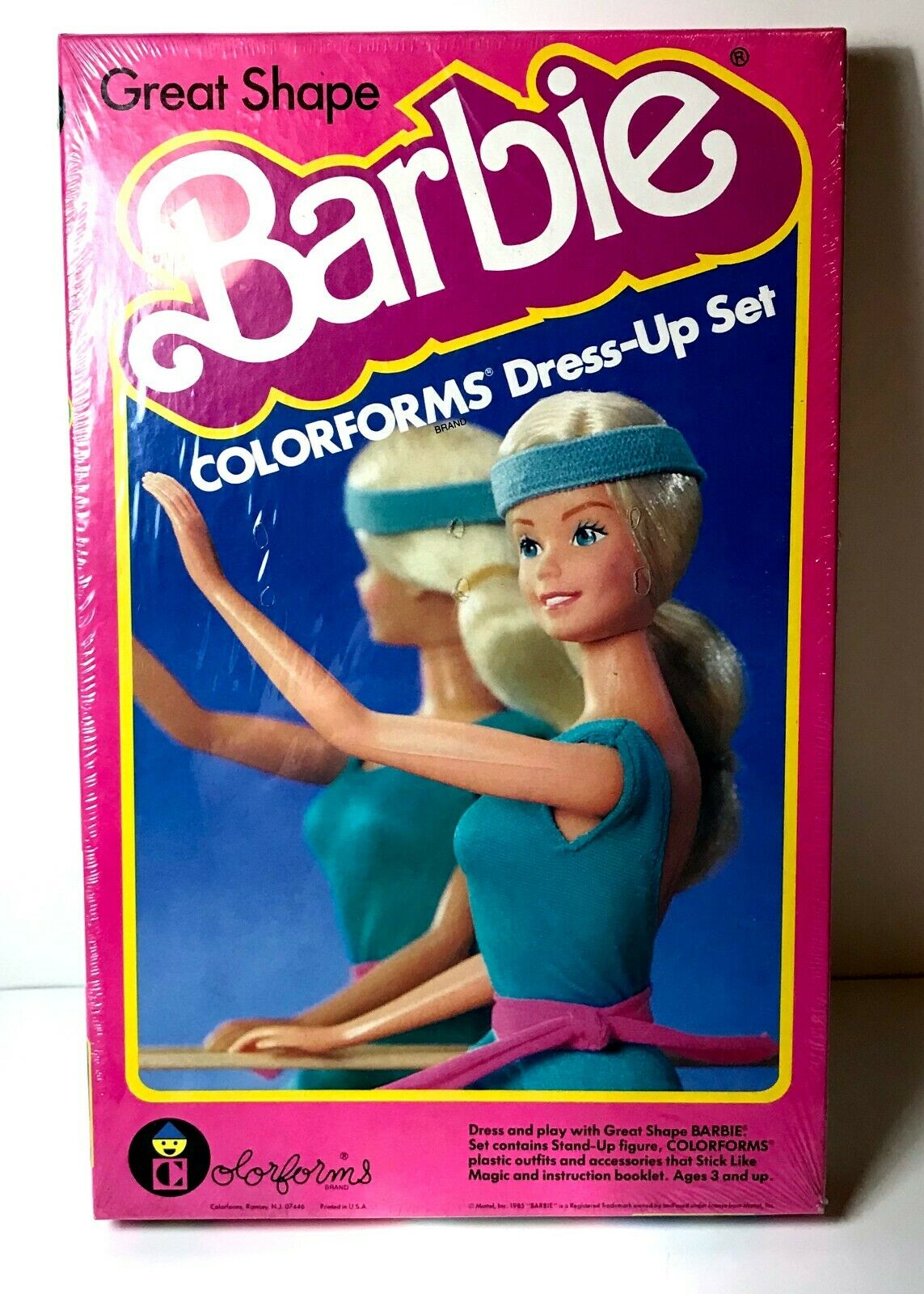 Barbie colorforms outlet vintage