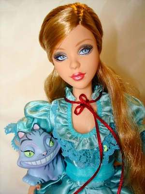 Alice in Wonderland Barbie 2007