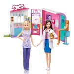 2x Barbie Careers Pop Barbie Vétérinaire avec Chat - Multi