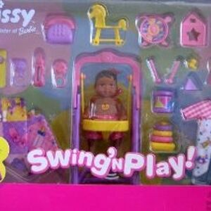 barbie lets babysit baby krissy