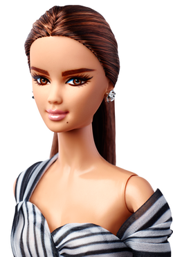Black and White Collection Chiffon Ball Gown Barbie Doll Barbie