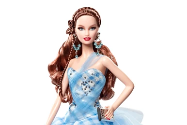 sachin and babi light blue dress Barbie Elegant Rose Cocktail Dress Doll : Amazon.co.uk: Toys & Games