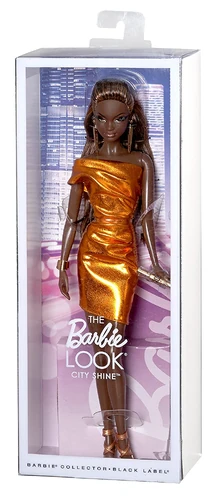 Poupée Barbie Basics City Shine – Brune, NRFB, Collection Mattel
