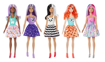  Barbie Dolls and Accessories, Color Reveal Doll