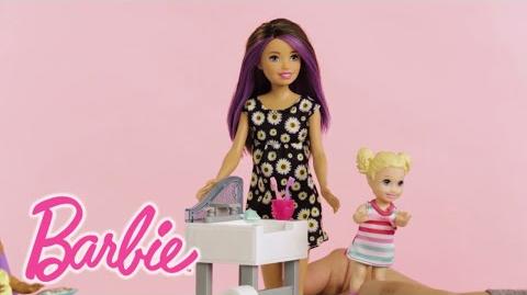 barbie babysitter stroller set