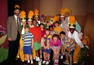 Backstage with Cast At Barney Live In NYC