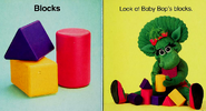 Page 3. Baby Bop and her blocks