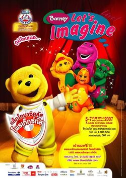 Barney Let's Imagine Bangkok poster