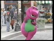 Barney the Dinosaur Outtakes - Barney goes purse-snatching (Walk Around the Block with Barney - VHS)