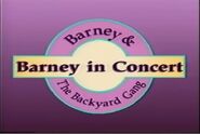 Barney in Concert