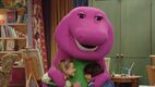 Barney hugging Myra and Connor (as seen in "Bonjour, Barney!: France").