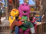 Barney, BJ, and the children sing "I Love You".
