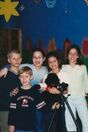 (Left to right) Alex Wilson, Grayson Lee Vanover, Demi Lovato, Selena Gomez, Claire Burdette.