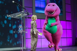 Barney at The Jerry Franklin CPTV Gala.