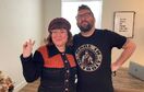 Director Tommy Avallone with Stefania Marghitu.