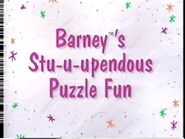 Barney's Stu-u-upendous Puzzle Fun