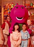 Barney and the kids