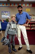 Brian Eppes (left) with Barney & Friends director Bruce Deck