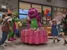 Ta-Ra-Ra Boom-Dee-Ay! Barney's friends are throwing a party for a very special guest (from the episode "Shopping For A Surprise!").