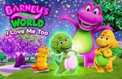 Barney’s World I Love Me Too poster