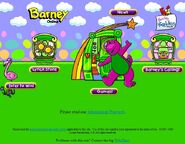 Barney's House themed web page