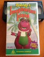 Barney's Imagination Island Australian VHS