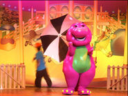 Barney singing "If All the Raindrop".