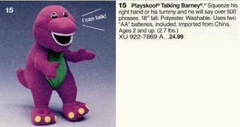 Talking Barney Barney Wiki Fandom