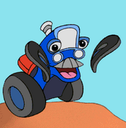 Grandpa Tractor sings to the player