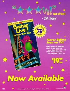 Barney Live! In New York City - Now Available Promo