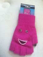 Barney face Fingerless gloves