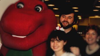 Barney, Leah Montes, and Bob West