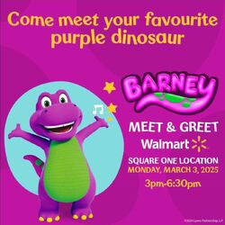 Barney from Barney's World Meet & Greet 2025