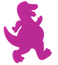 Barney silhouette used since 2002, for seasons seven through fourteen of Barney & Friends.
