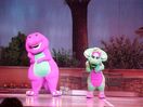 Barney and Baby Bop doing the movements to "Mr. Knickerbocker".