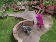 Gianna on the bench.png (1.15 MB) Gianna sings "The Idea Song" on the Idea Bench.