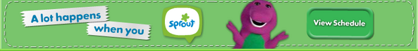 Barney sprout banner