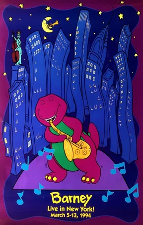 Barney Live! In New York City Poster
