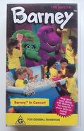 Barney-In-Concert-VHS-Video-Tape-Dinosaur-Stage