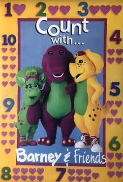 Count with Barney & Friends 1994 poster