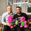 Director Tommy Avallone with Andrew Olsen, founder of 'Barney History Fans'.