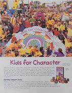 Promo Ad seen from the Barney Fan Club News ~ It's Showtime ~ Number 1, 1996