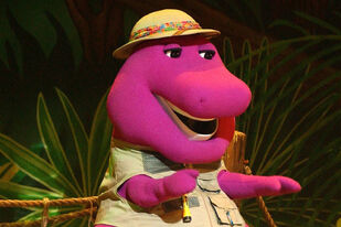 Barney in the jungle