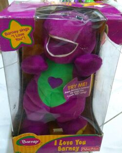 Singing barney toy discount