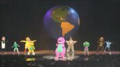 Everyone singing "Colors All Around".