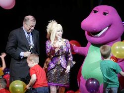 Barney at Dollywood